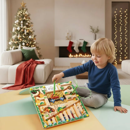 Labyrinthe magnétique de chiffres pour enfants