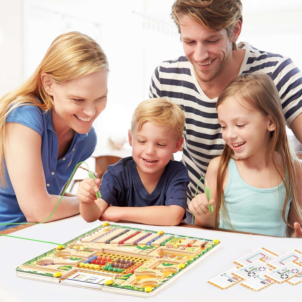 Labyrinthe magnétique de chiffres pour enfants