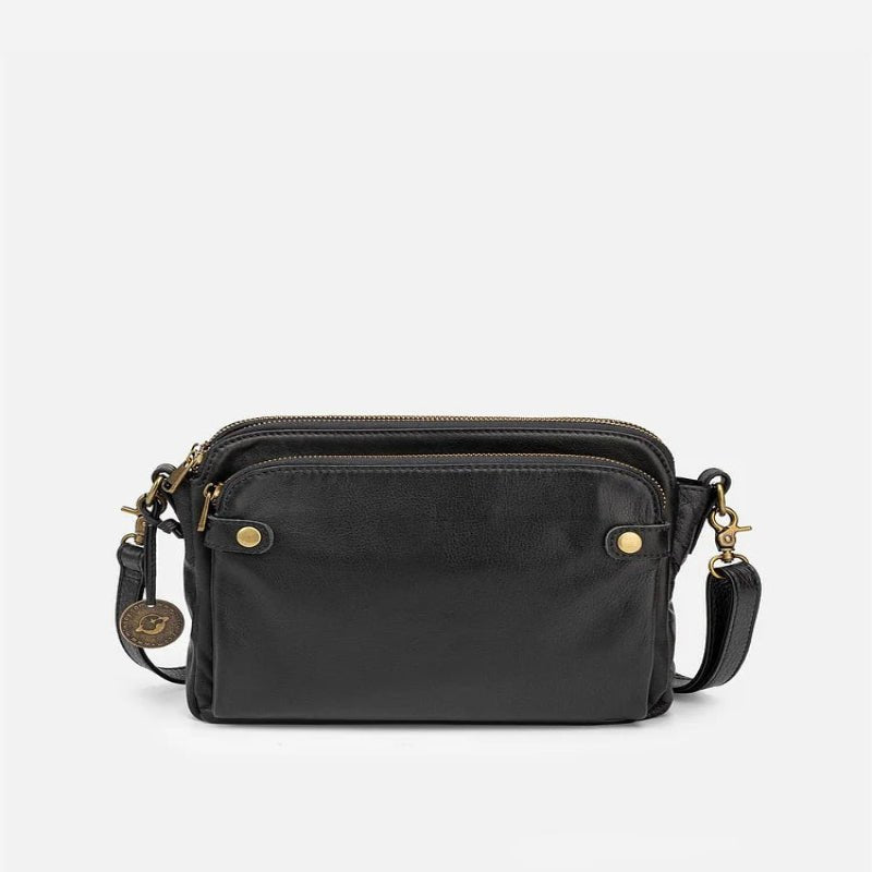 Crossbody bag with a zipper
