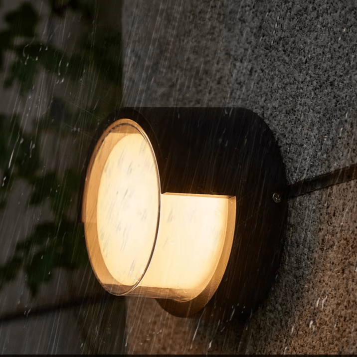 Nástěnná LED lampa IP65 s teplým světlem