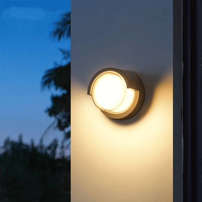 Nástěnná LED lampa IP65 s teplým světlem