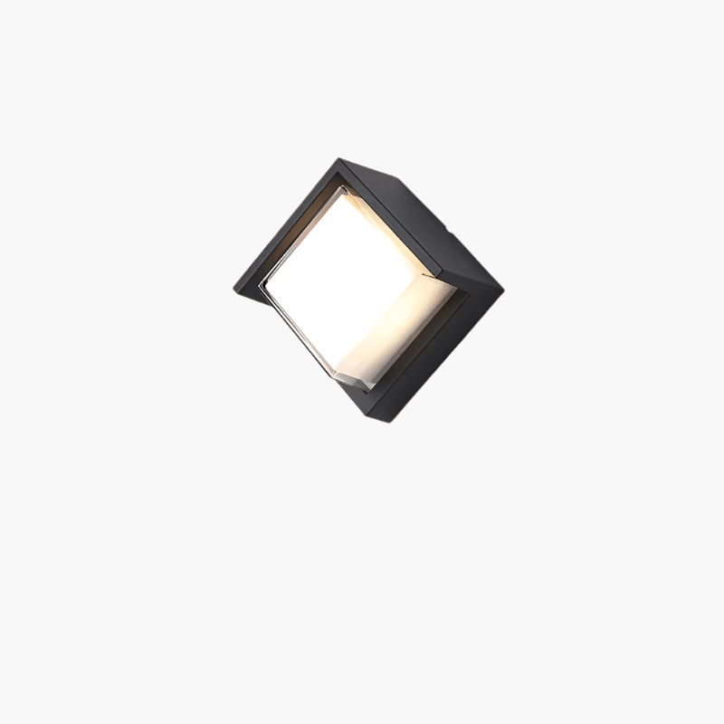 Nástěnná LED lampa IP65 s teplým světlem