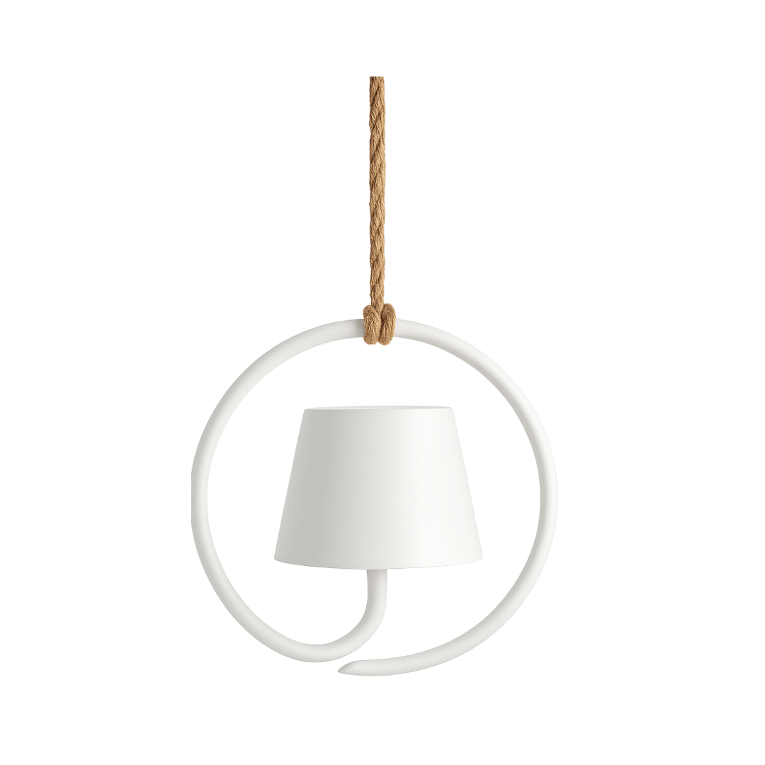 Lampe suspendue LED avec batterie rechargeable