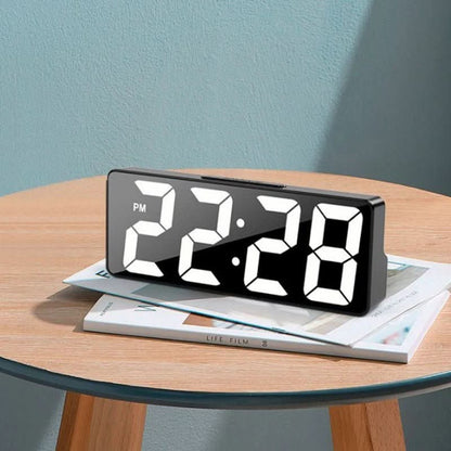 Réveil LED avec thermomètre