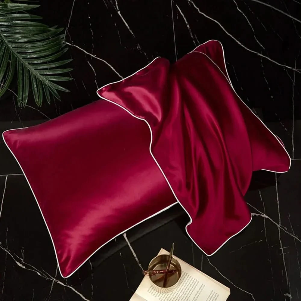 Silk pillowcase with polyester