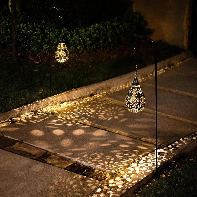 Hanging solar lamp
