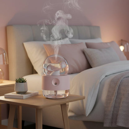 Humidifier with a light and melody