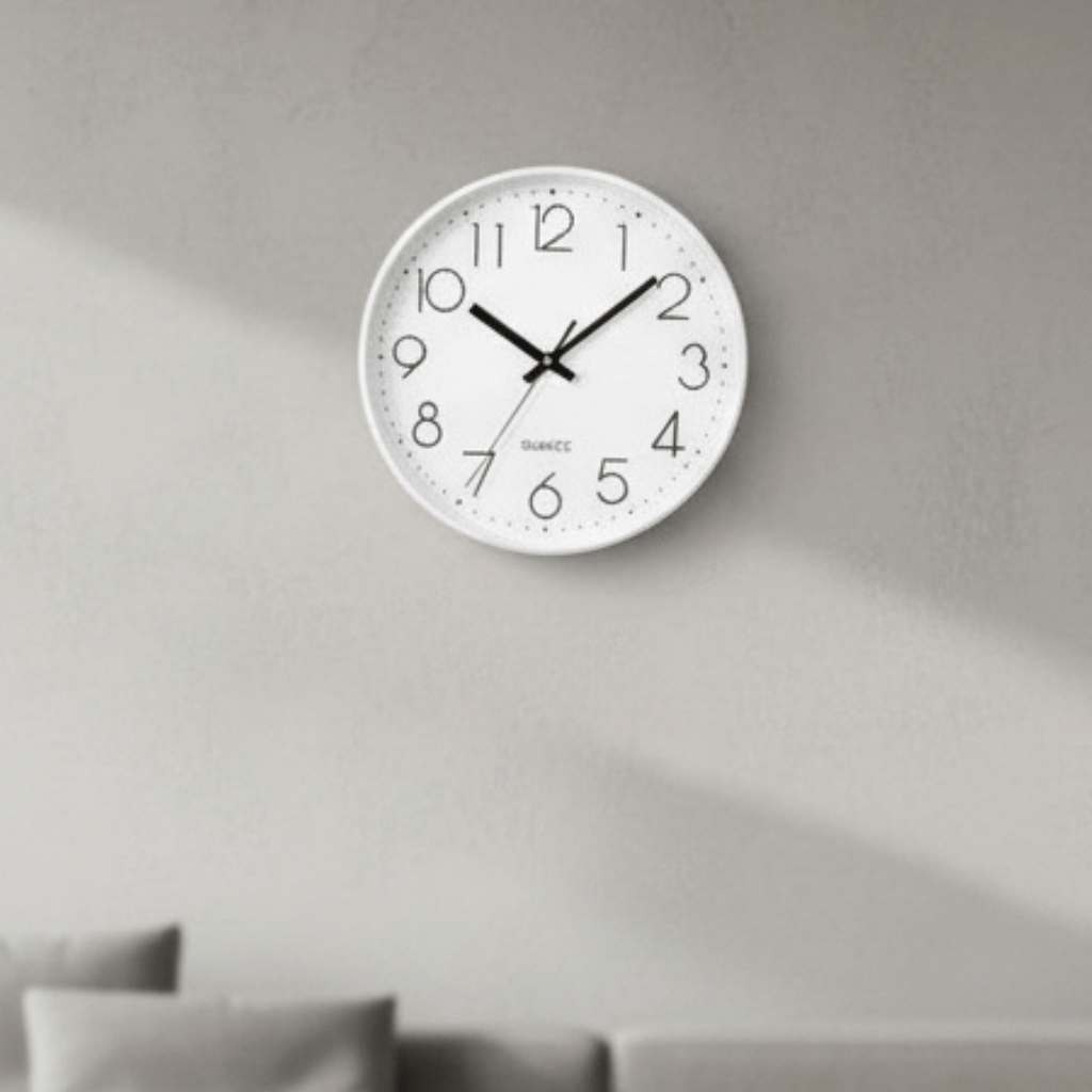 Horloge murale silencieuse de 30 cm