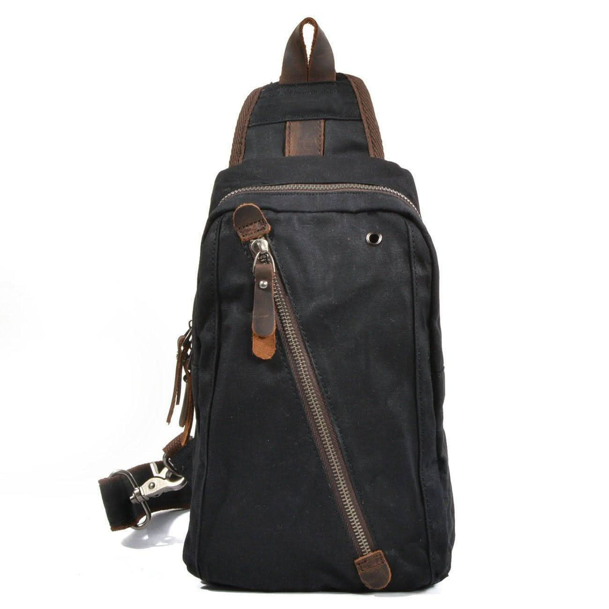 Sac à dos sling en toile canvas