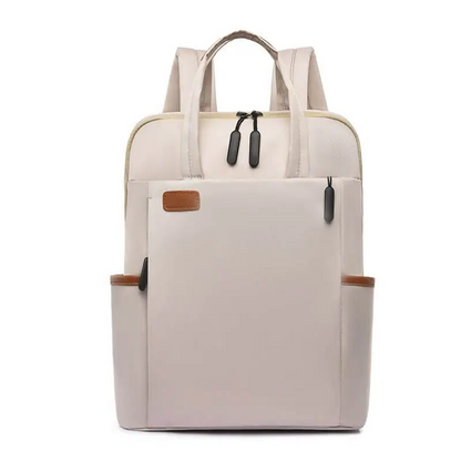 Backpack with hidden zippers