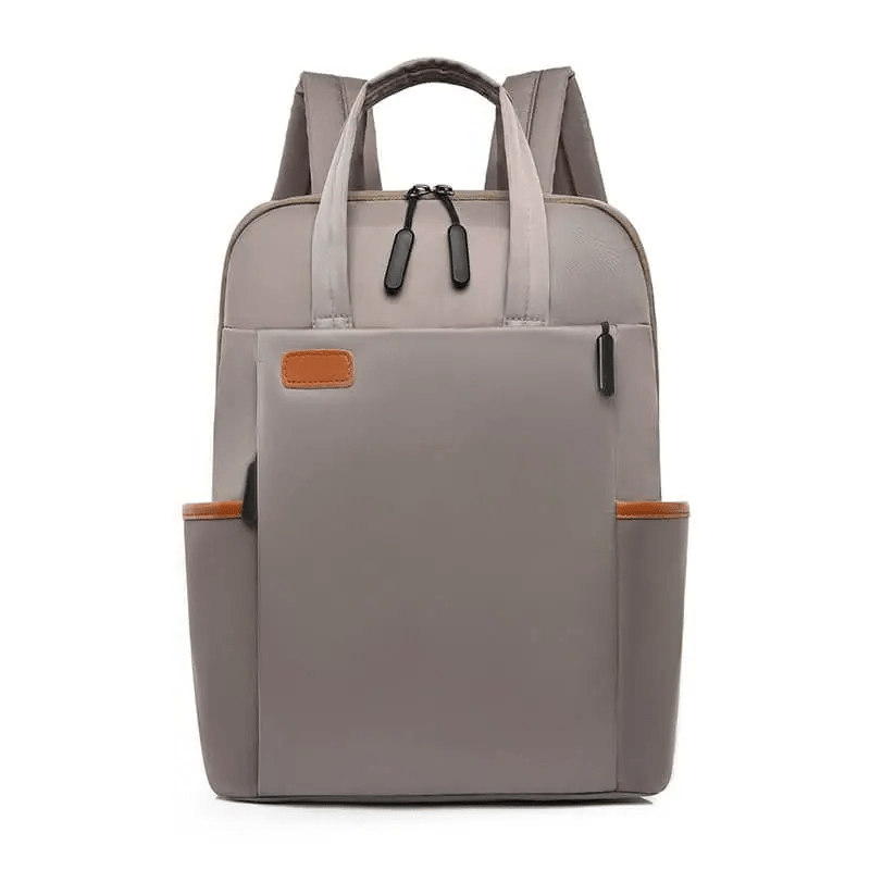 Backpack with hidden zippers