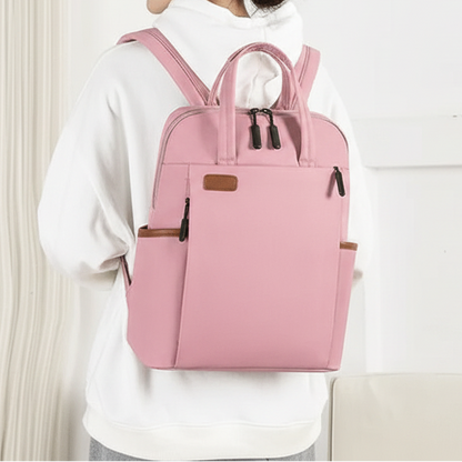 Backpack with hidden zippers