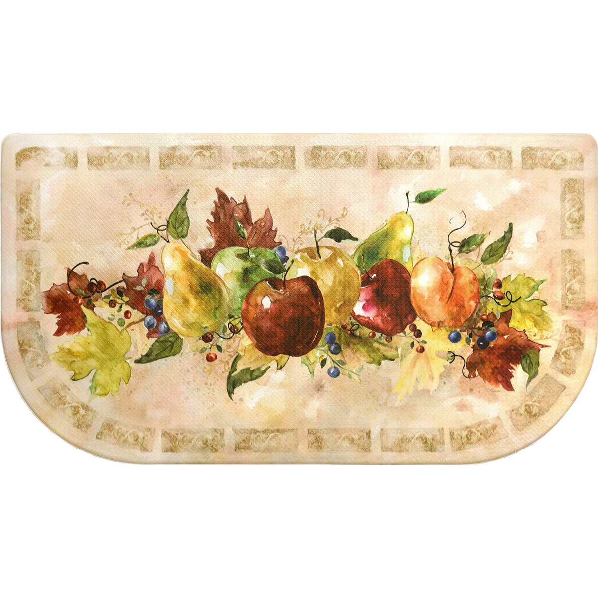Fruit Motif Kitchen Mat
