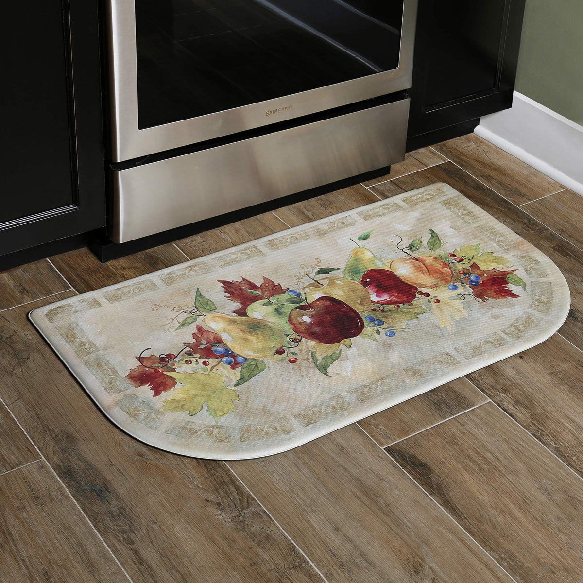 Fruit Motif Kitchen Mat