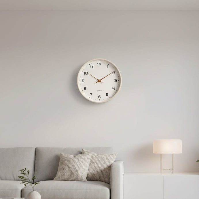 Tiché minimalistické nástěnné hodiny