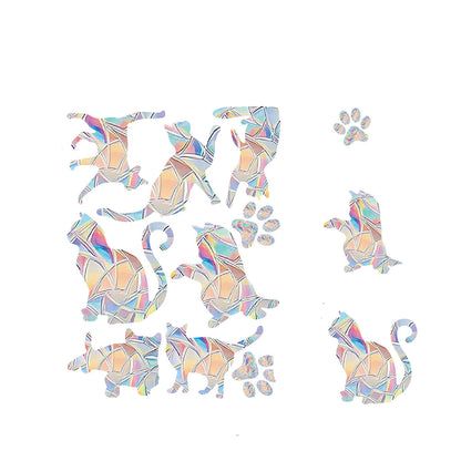 Autocollants de fenêtre holographiques
