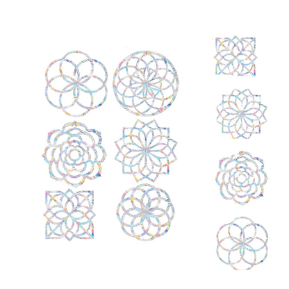 Autocollants de fenêtre holographiques