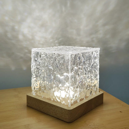 LED cube table lamp