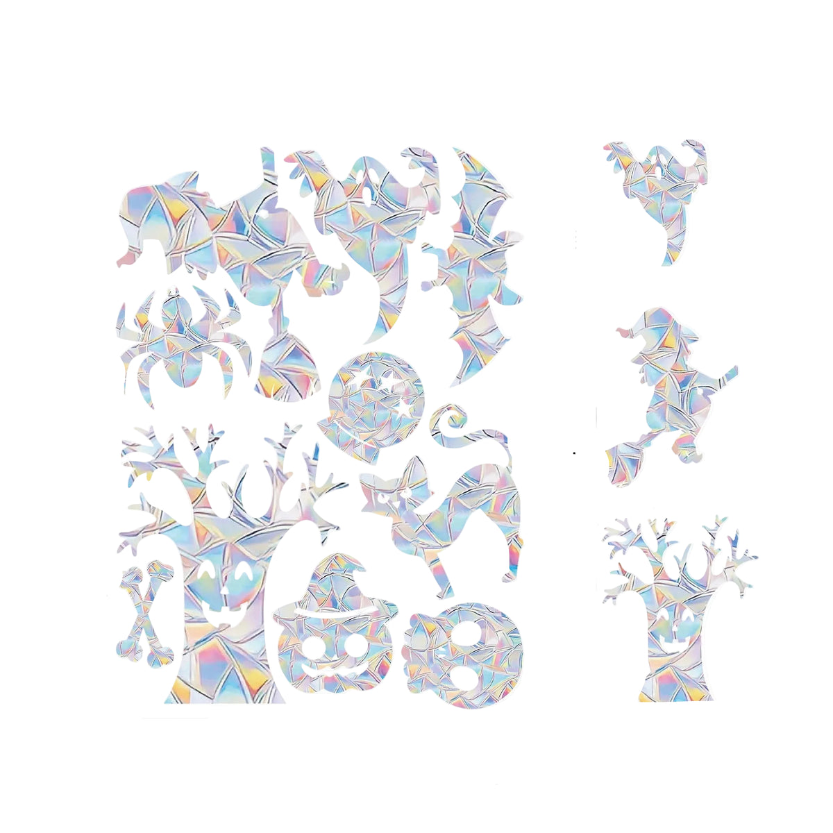 Autocollants de fenêtre holographiques