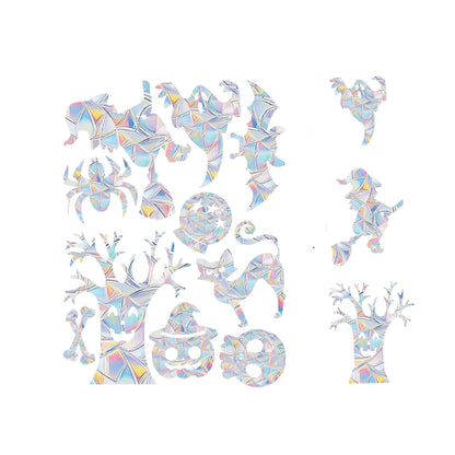 Autocollants de fenêtre holographiques