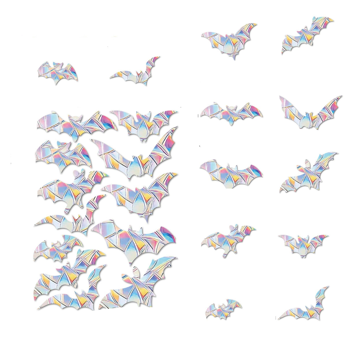 Autocollants de fenêtre holographiques