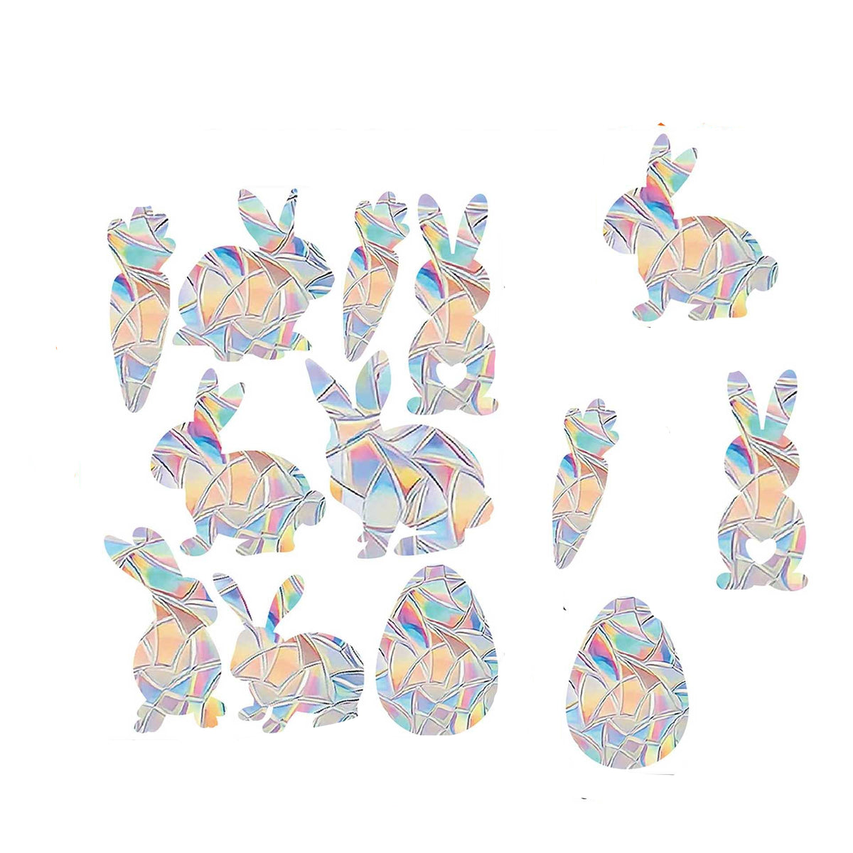 Autocollants de fenêtre holographiques
