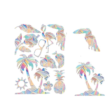 Autocollants de fenêtre holographiques