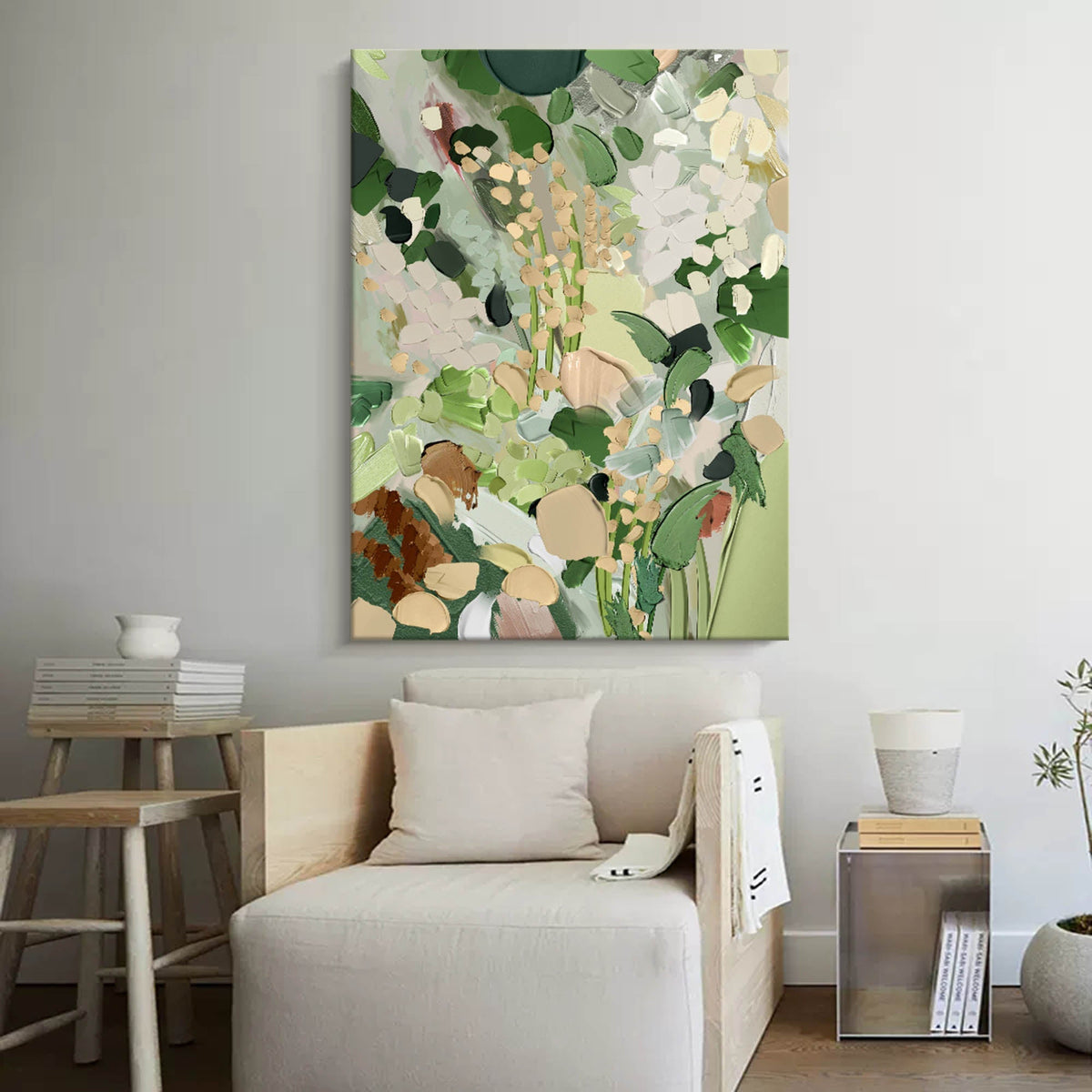 Tableau sur toile bouquet de fleurs