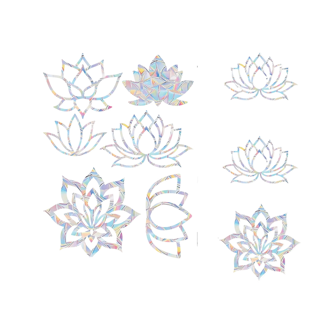 Autocollants de fenêtre holographiques