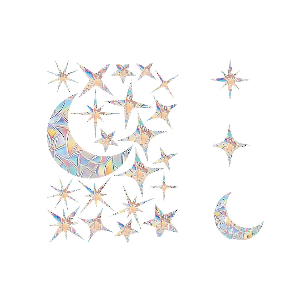 Autocollants de fenêtre holographiques