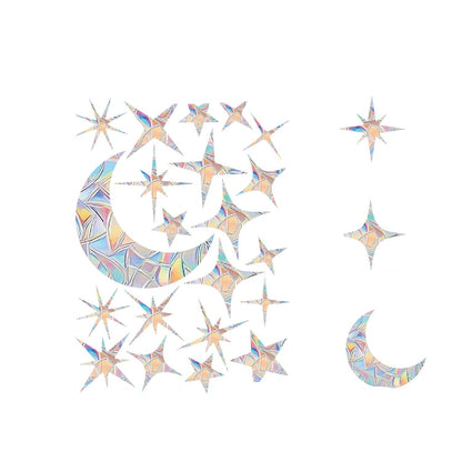 Autocollants de fenêtre holographiques
