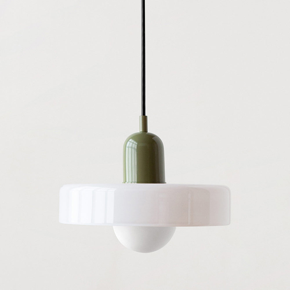 Lampa wisząca kolorowe szkło