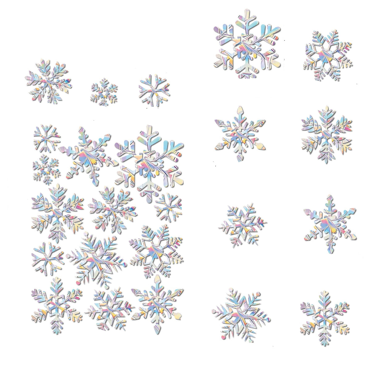 Autocollants de fenêtre holographiques