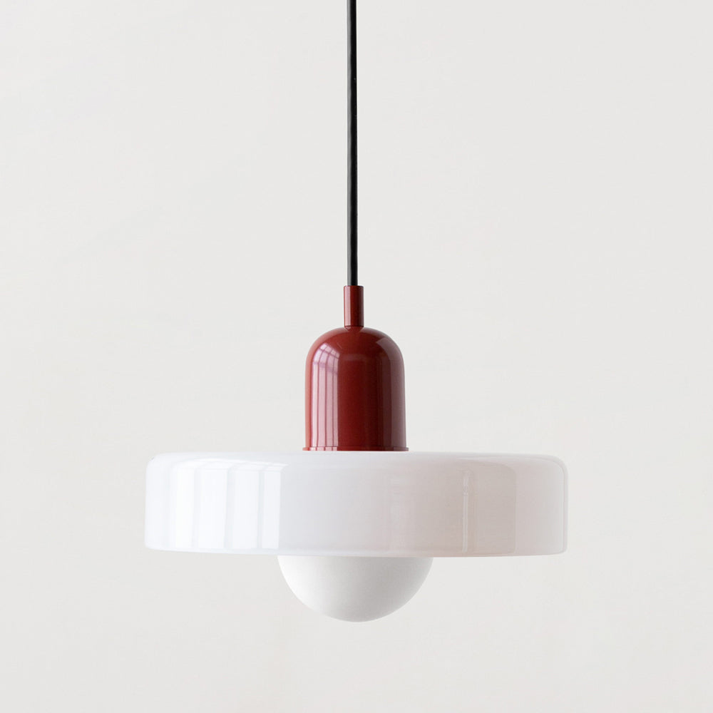 Lampa wisząca kolorowe szkło