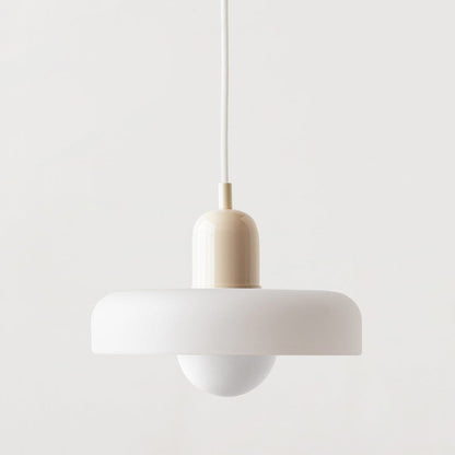 Lampa wisząca kolorowe szkło
