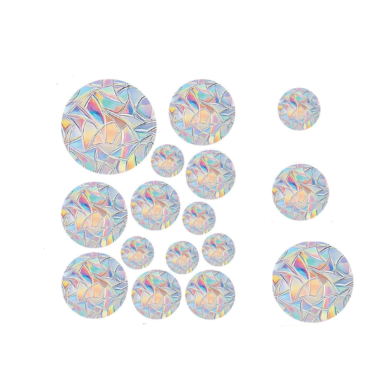 Autocollants de fenêtre holographiques