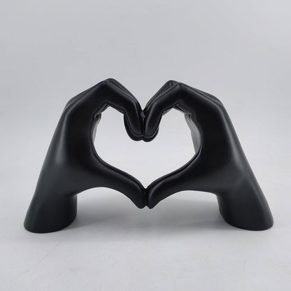 Hand-carved wooden heart