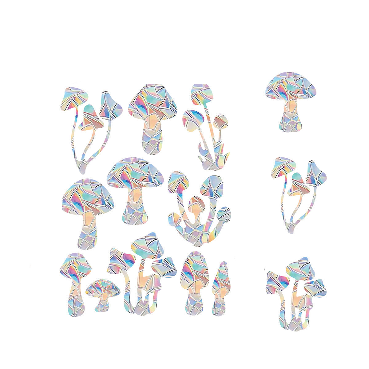 Autocollants de fenêtre holographiques