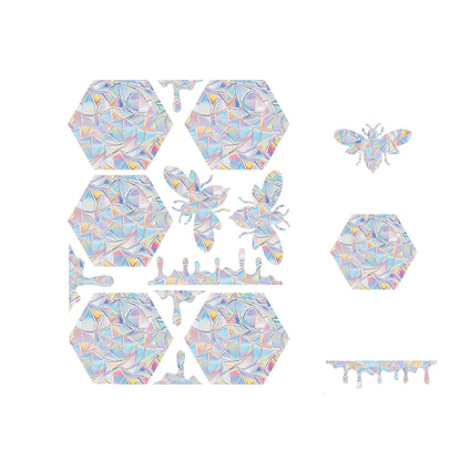 Autocollants de fenêtre holographiques