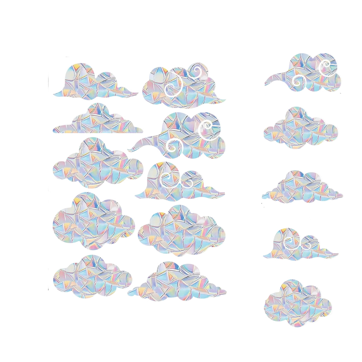 Autocollants de fenêtre holographiques