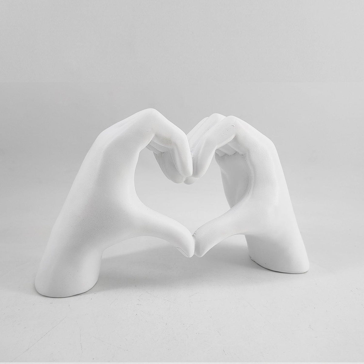 Hand-carved wooden heart
