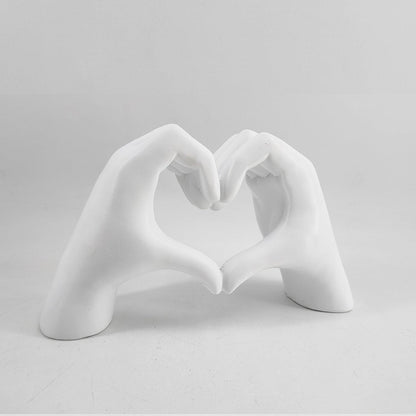 Hand-carved wooden heart