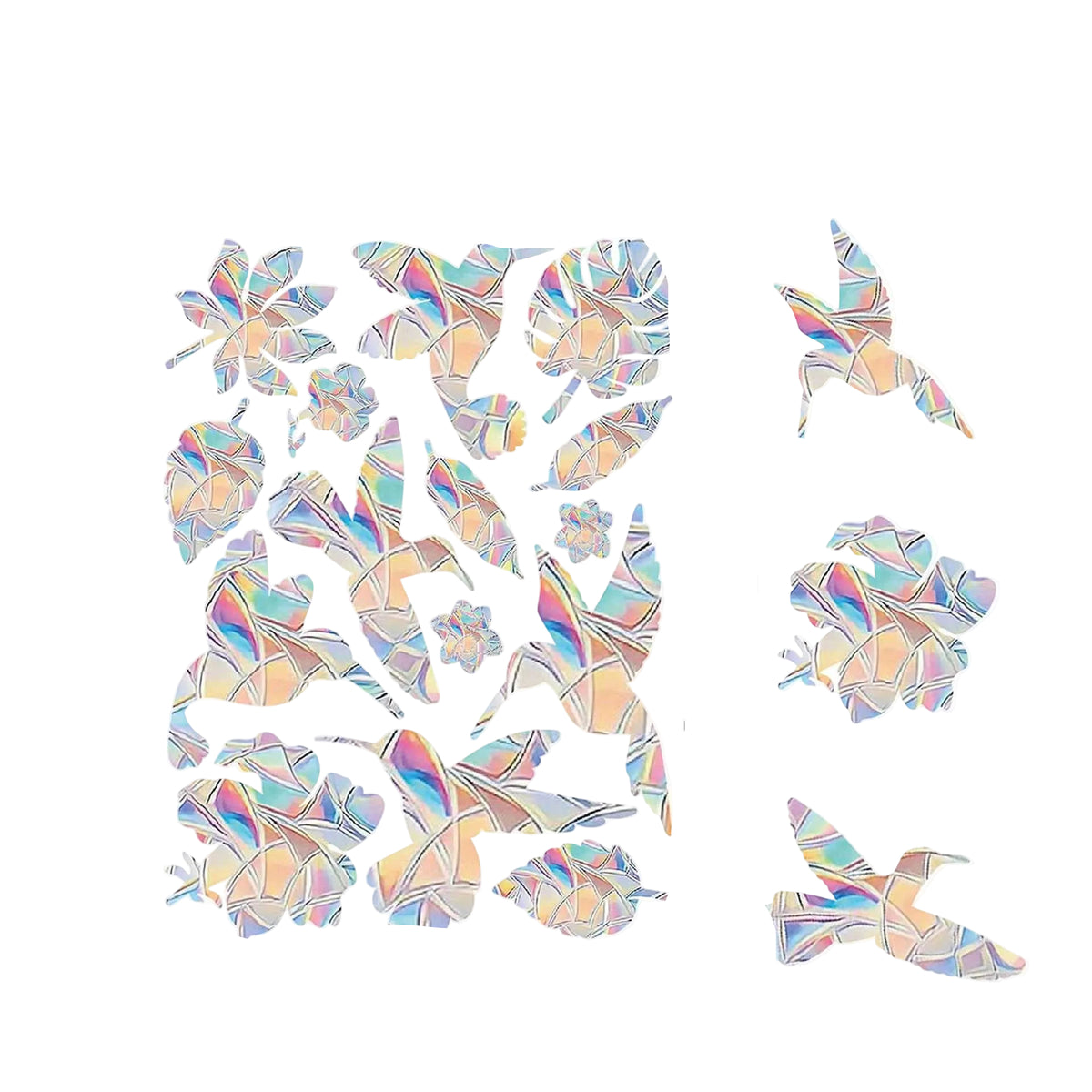 Autocollants de fenêtre holographiques