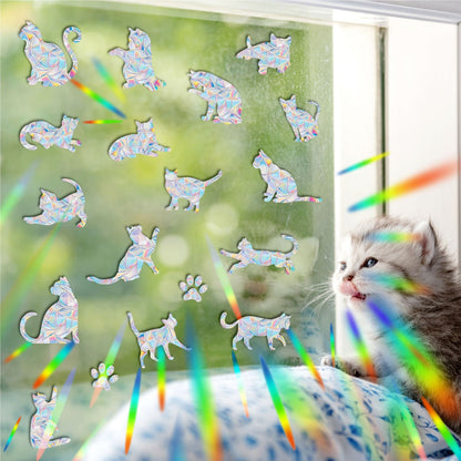 Autocollants de fenêtre holographiques