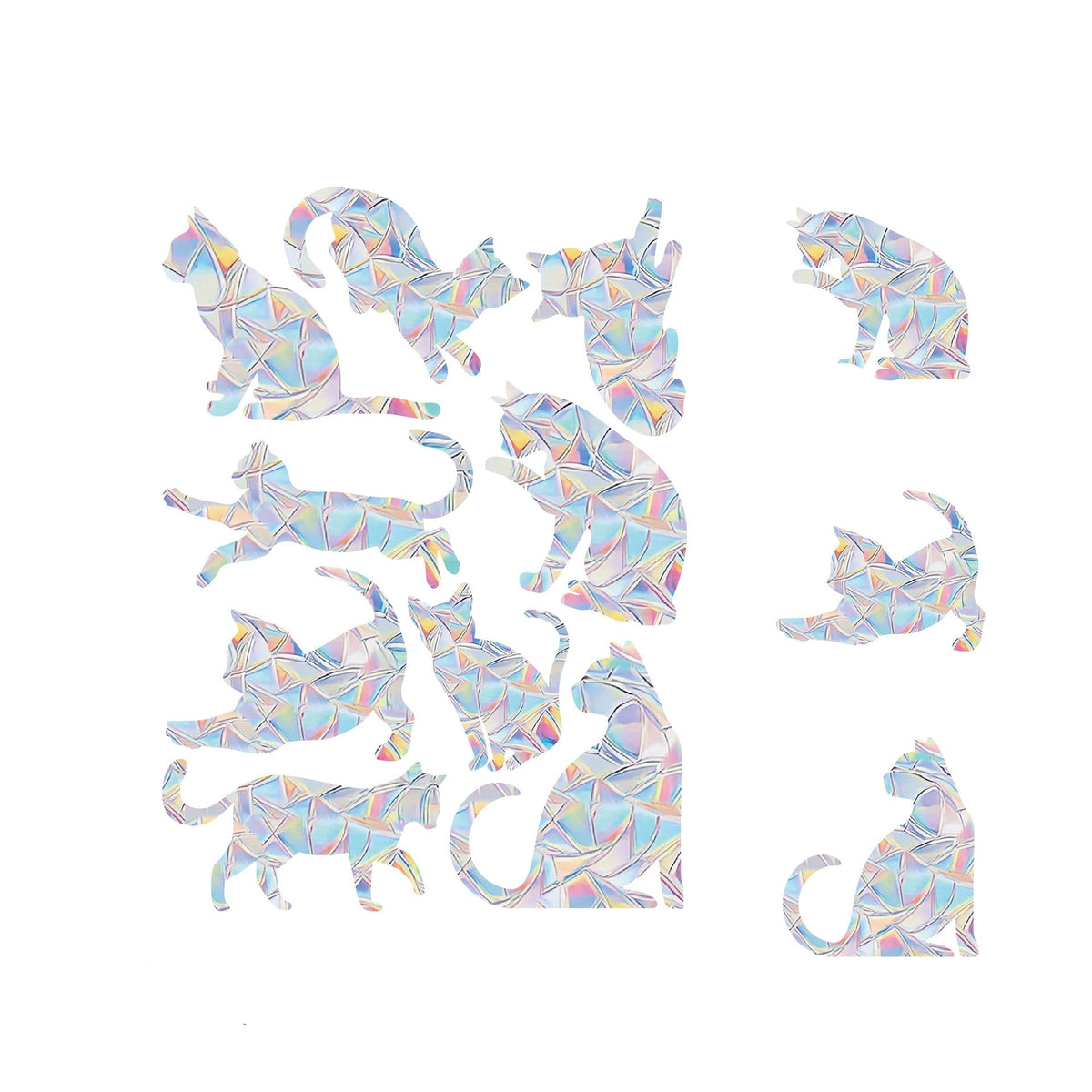 Autocollants de fenêtre holographiques