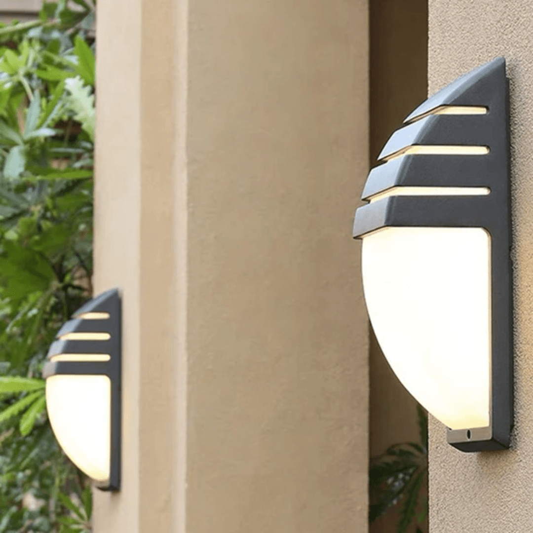Applique murale LED noir mat
