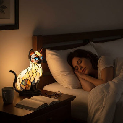 Lampka nocna kot dekoracyjna