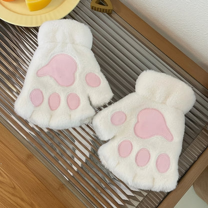 Winter cat paw gloves