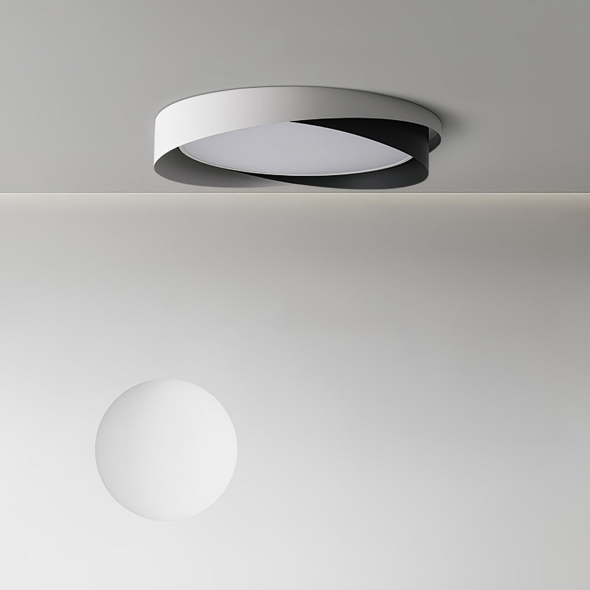 Kulaté LED stropní svítidlo Halo