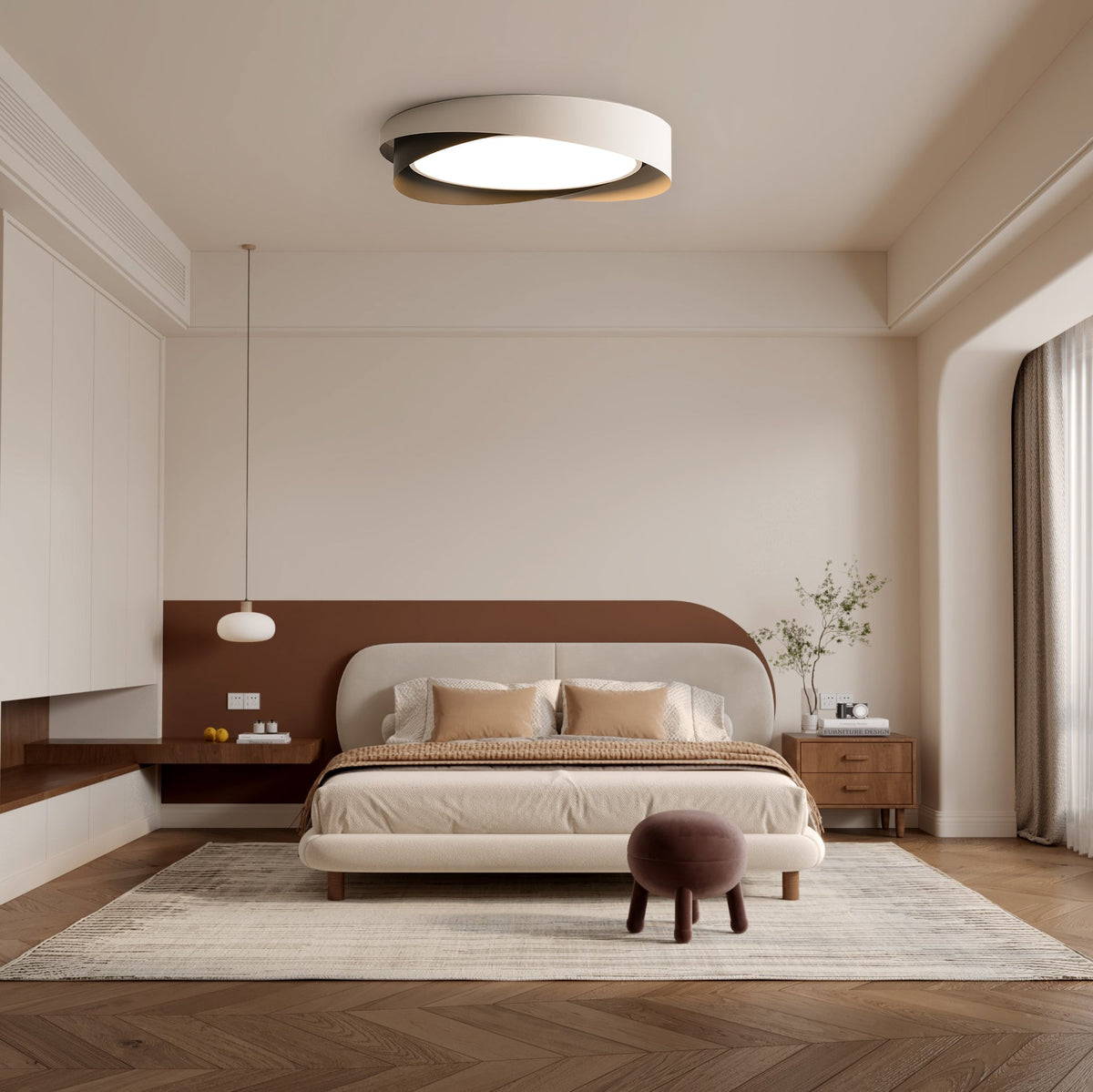 Kulaté LED stropní svítidlo Halo
